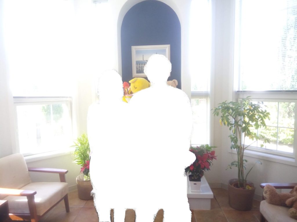 ファミリーロッジ旅籠屋のロビー兼共有スペース。朝食サービスにも使われる